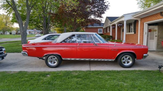 1965 Red Dodge Coronet Coupe