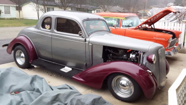 1936 silver with maroon fenders Dodge Other Coupe