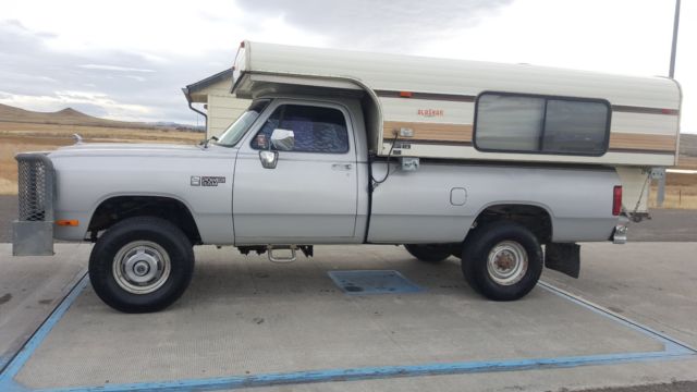 1992 Silver Dodge Other Pickups Standard Cab Pickup