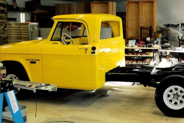 1968 Yellow Dodge Other Pickups Standard Cab Pickup