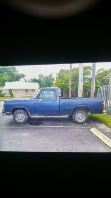 1993 Blue Dodge Other Pickups Coupe