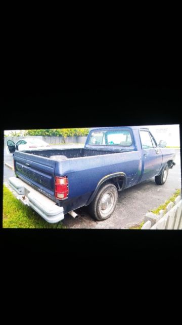 1993 Blue Dodge Other Pickups Coupe