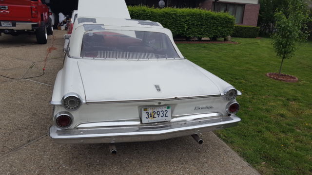 1962 White/Red Dodge Dart Convertible/Sedan