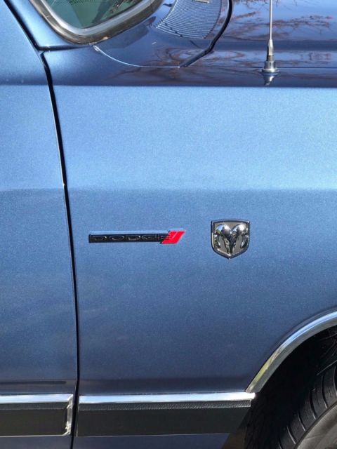 1988 Blue Dodge Ram 1500 Standard Pick Up