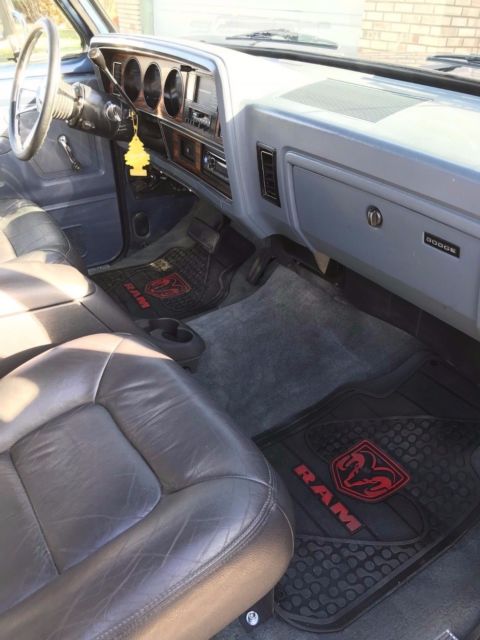 1988 Blue Dodge Ram 1500 Standard Pick Up