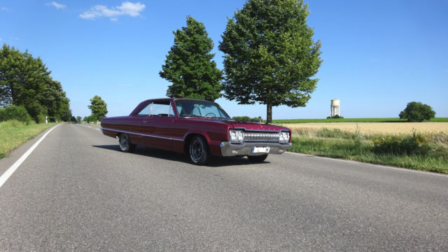 1965 ruby red poly Dodge Polara Coupe