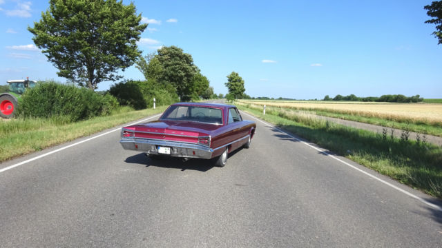 1965 ruby red poly Dodge Polara Coupe