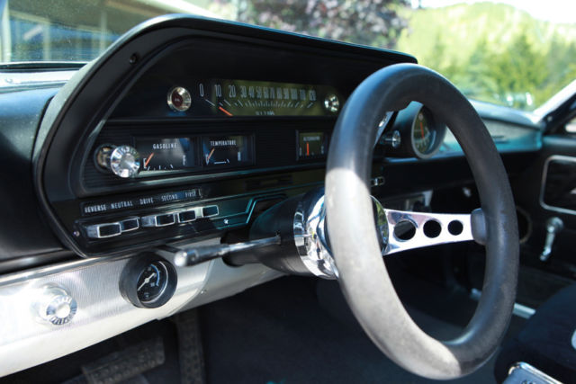 1963 Black poly pearl Dodge Polara sedan