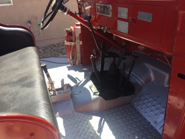 1951 Red Dodge Power Wagon Convertible