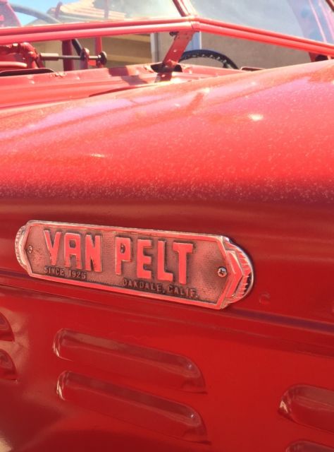 1951 Red Dodge Power Wagon Convertible