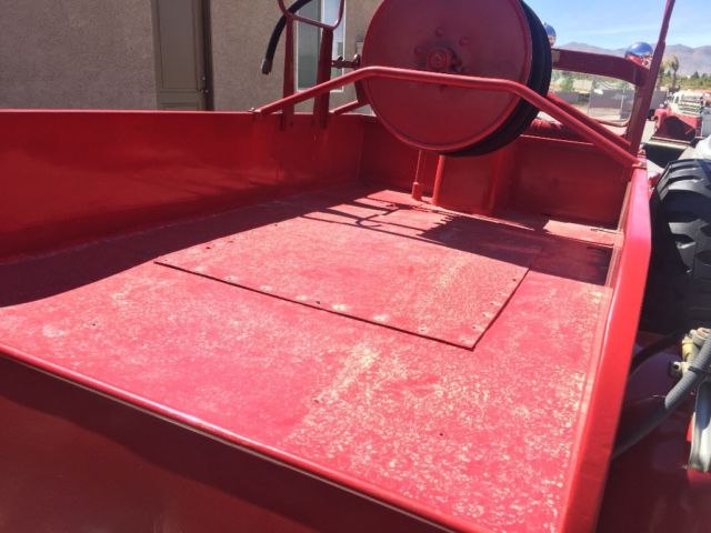 1951 Red Dodge Power Wagon Convertible