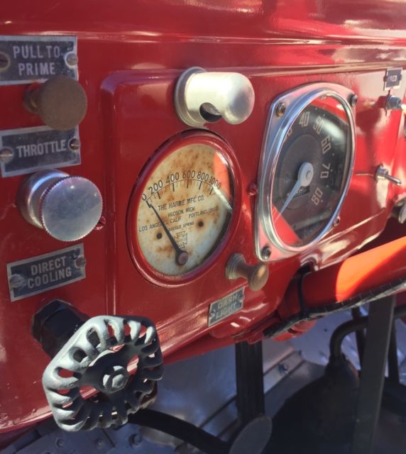 1951 Red Dodge Power Wagon Convertible