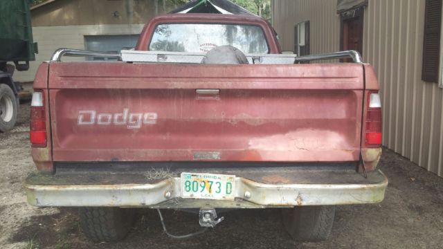1977 red primer Dodge Power Wagon pickup