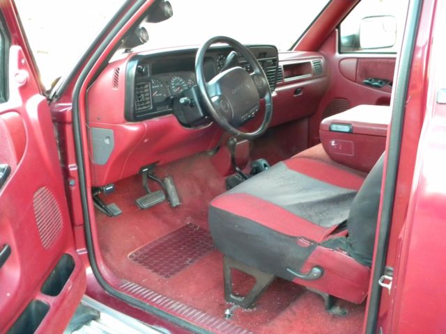 1994 Burgundy Dodge Other Pickups Standard Cab Pickup