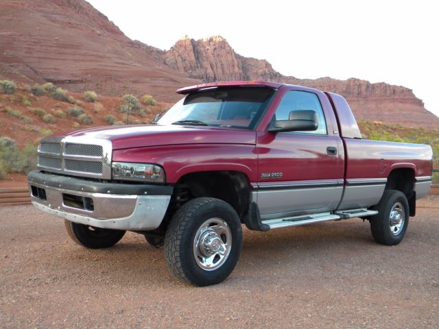 1994 Burgundy Dodge Other Pickups Standard Cab Pickup