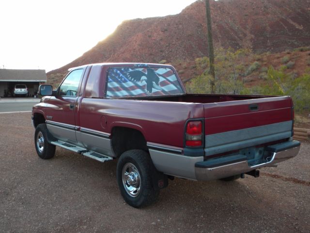 1994 Burgundy Dodge Other Pickups Standard Cab Pickup