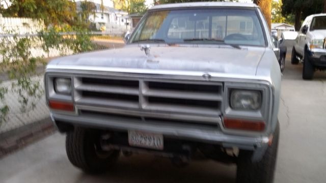 1989 Gray Dodge Other Pickups Standard Cab Pickup