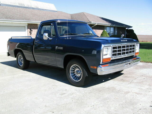 1982 Blue Dodge D150 Standard Cab Pickup