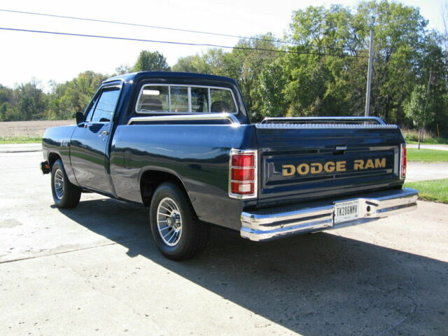 1982 Blue Dodge D150 Standard Cab Pickup
