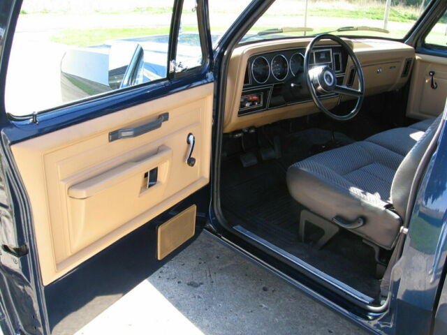1982 Blue Dodge D150 Standard Cab Pickup