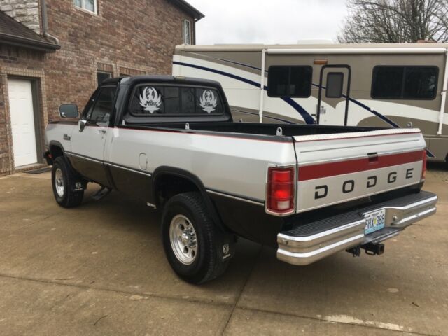 1991 Black Dodge Ram 2500 Pickup Truck