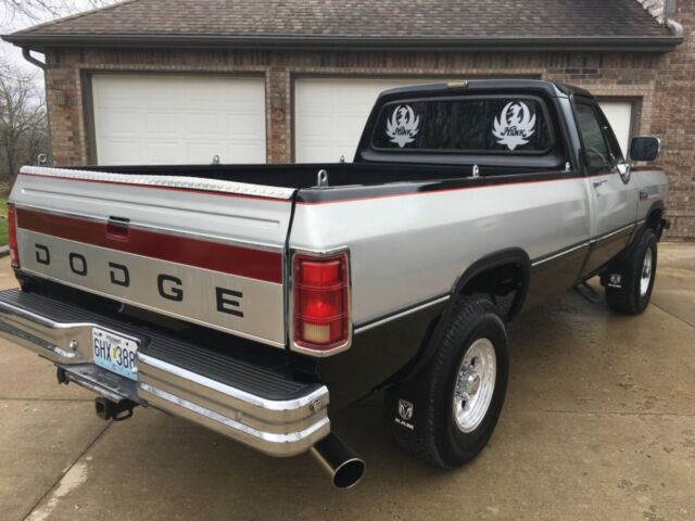 1991 Black Dodge Ram 2500 Pickup Truck