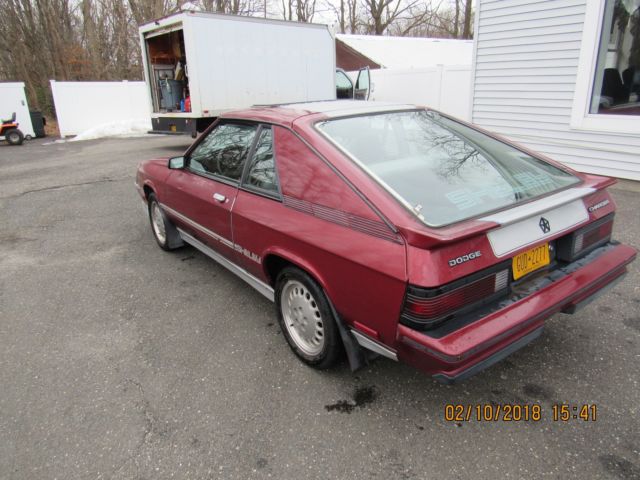 1985 RED Dodge Charger COUPE