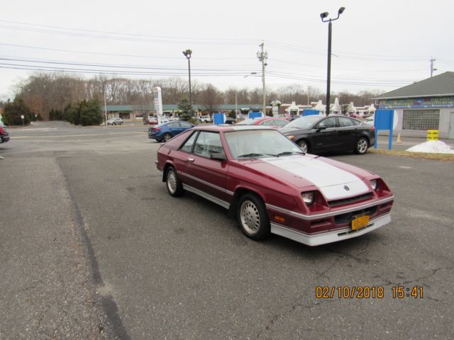 1985 RED Dodge Charger COUPE