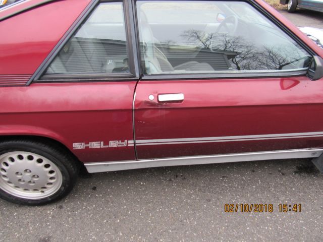 1985 RED Dodge Charger COUPE