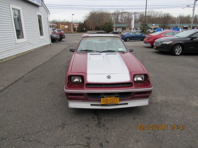 1985 RED Dodge Charger COUPE