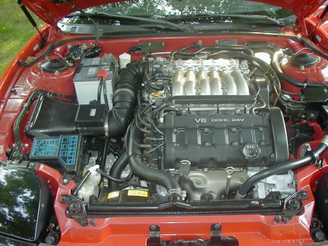 1992 Red Dodge Stealth Hatchback