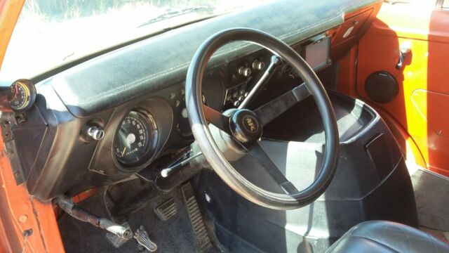 1972 Red Dodge B100 Van Van