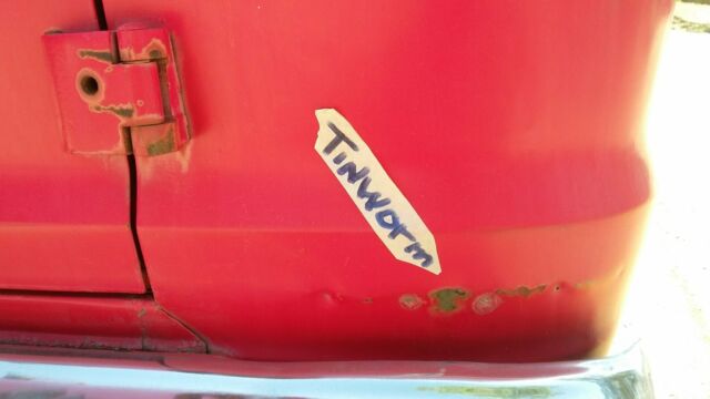 1972 Red Dodge B100 Van Van