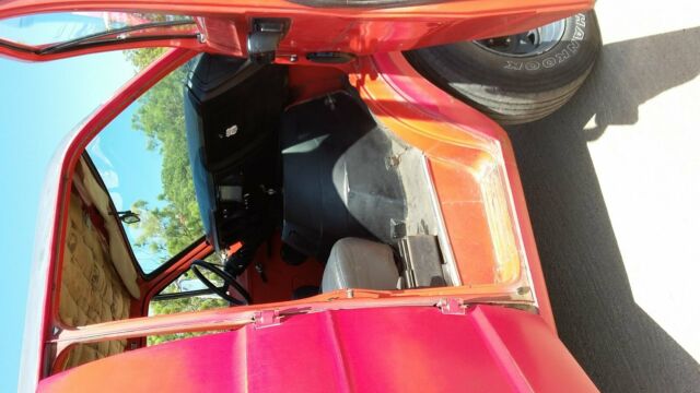 1972 Red Dodge B100 Van Van