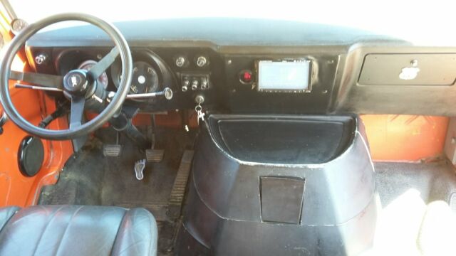 1972 Red Dodge B100 Van Van