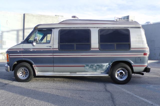 1988 Blue Dodge Ram Van Van Camper