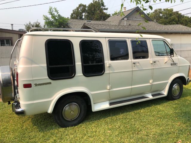 1984 Pearl White Dodge Ram Van HSCRT