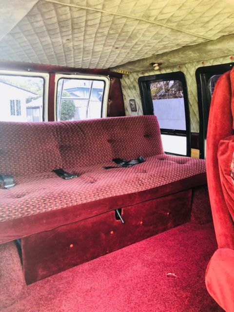 1984 Pearl White Dodge Ram Van HSCRT