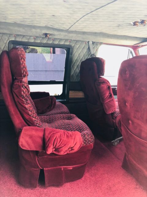 1984 Pearl White Dodge Ram Van HSCRT