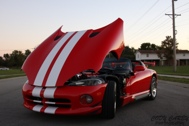 1994 Red Dodge Viper Convertible