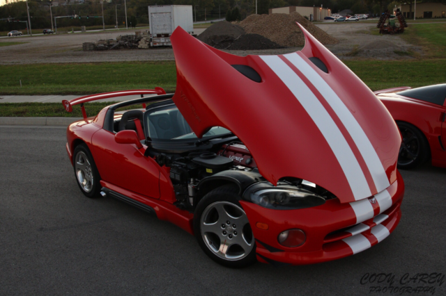 1994 Red Dodge Viper Convertible