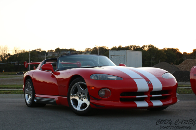 1994 Red Dodge Viper Convertible