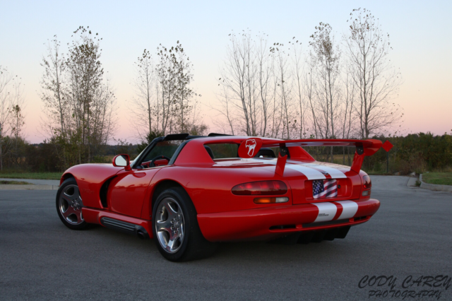 1994 Red Dodge Viper Convertible
