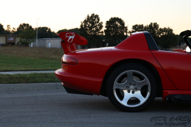 1994 Red Dodge Viper Convertible