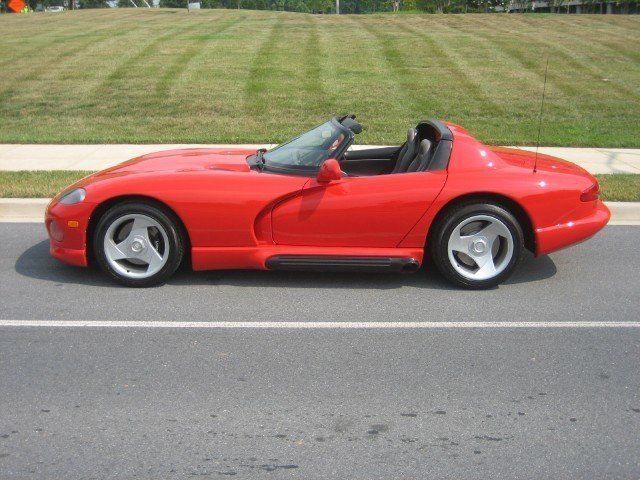1993 Red Dodge Viper Roadster