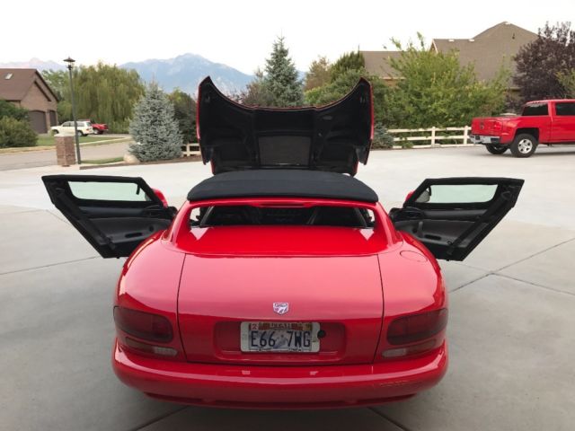 1994 Red Dodge Viper Convertible