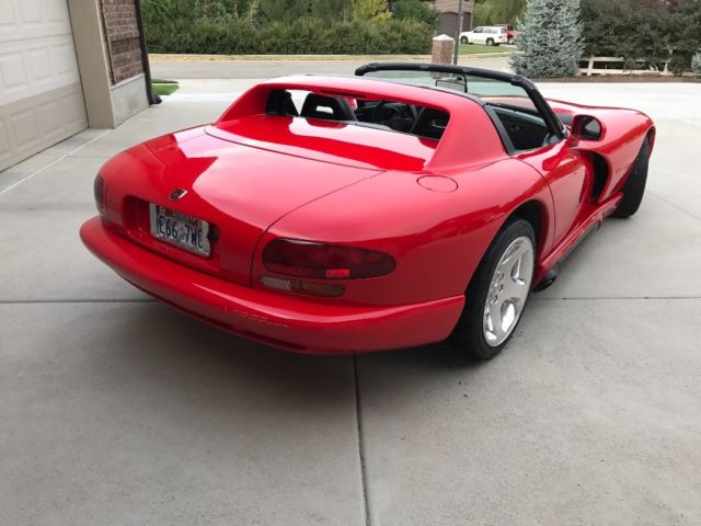 1994 Red Dodge Viper Convertible