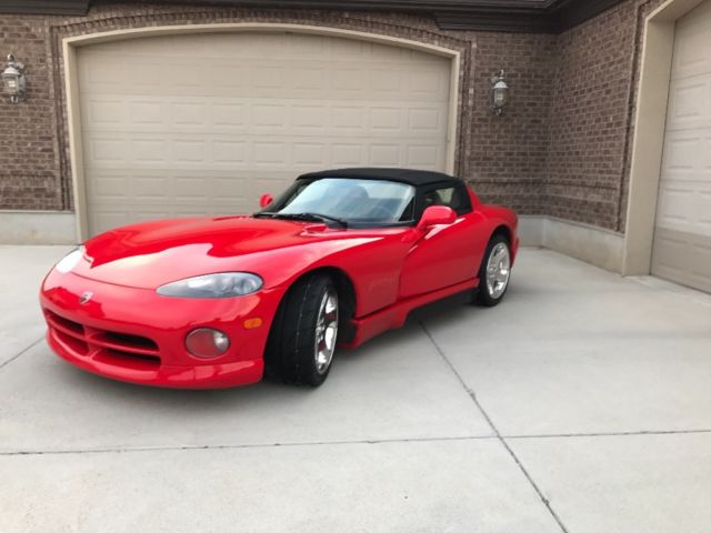1994 Red Dodge Viper Convertible