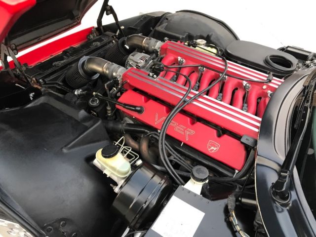 1994 Red Dodge Viper Convertible