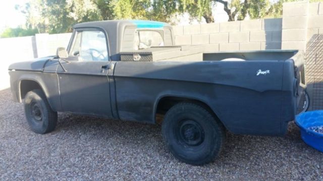 1962 Black Dodge Power Wagon